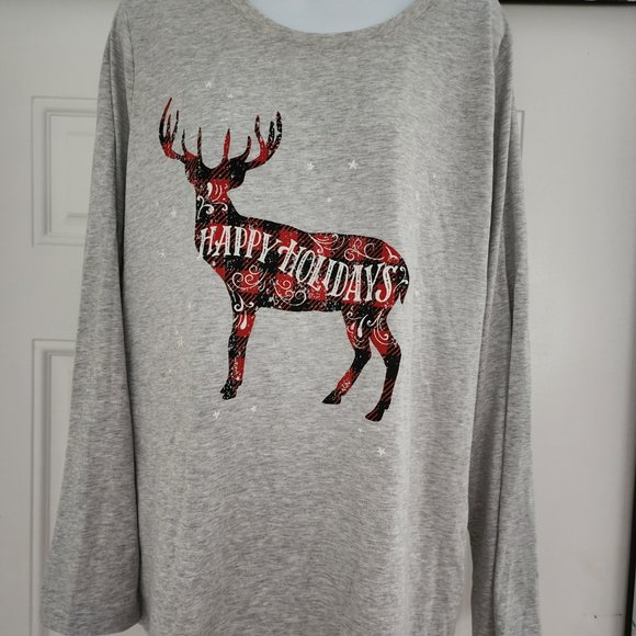 Womans Plus Size Long Sleeve T - Picture 10 of 12